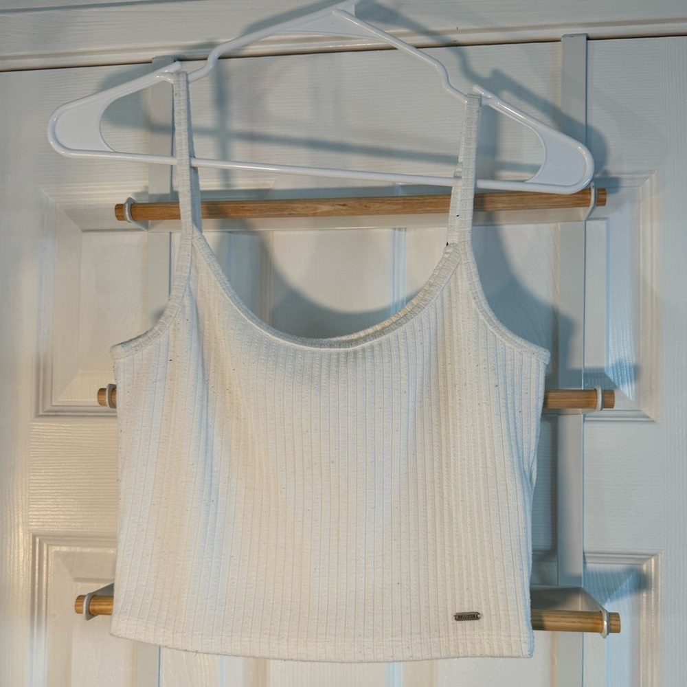 Hollister Ribbed Cropped Tank Top